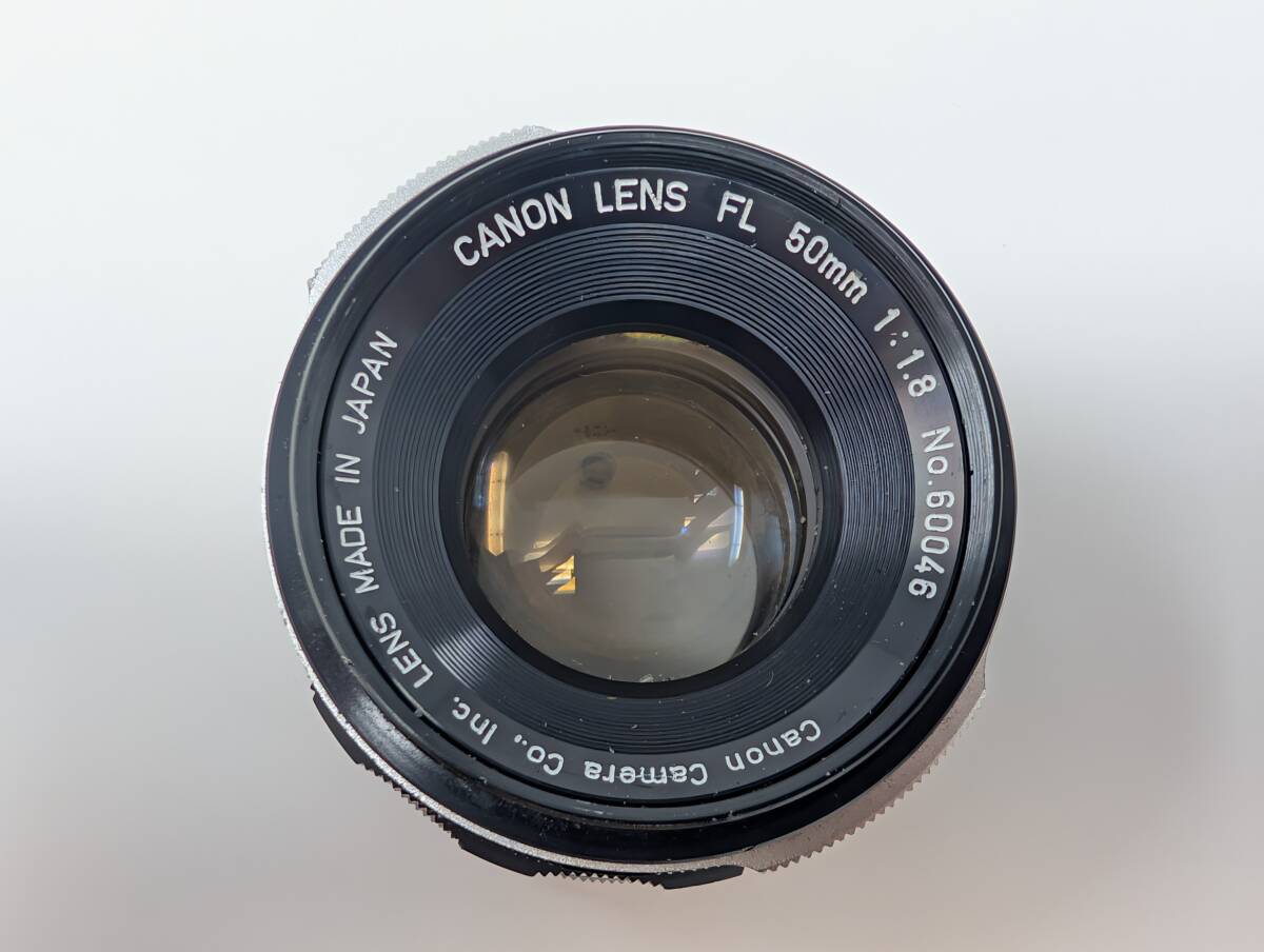 Canon FL 50mm F1.8 ジャンク 動作未確認 単焦点レンズ　60046