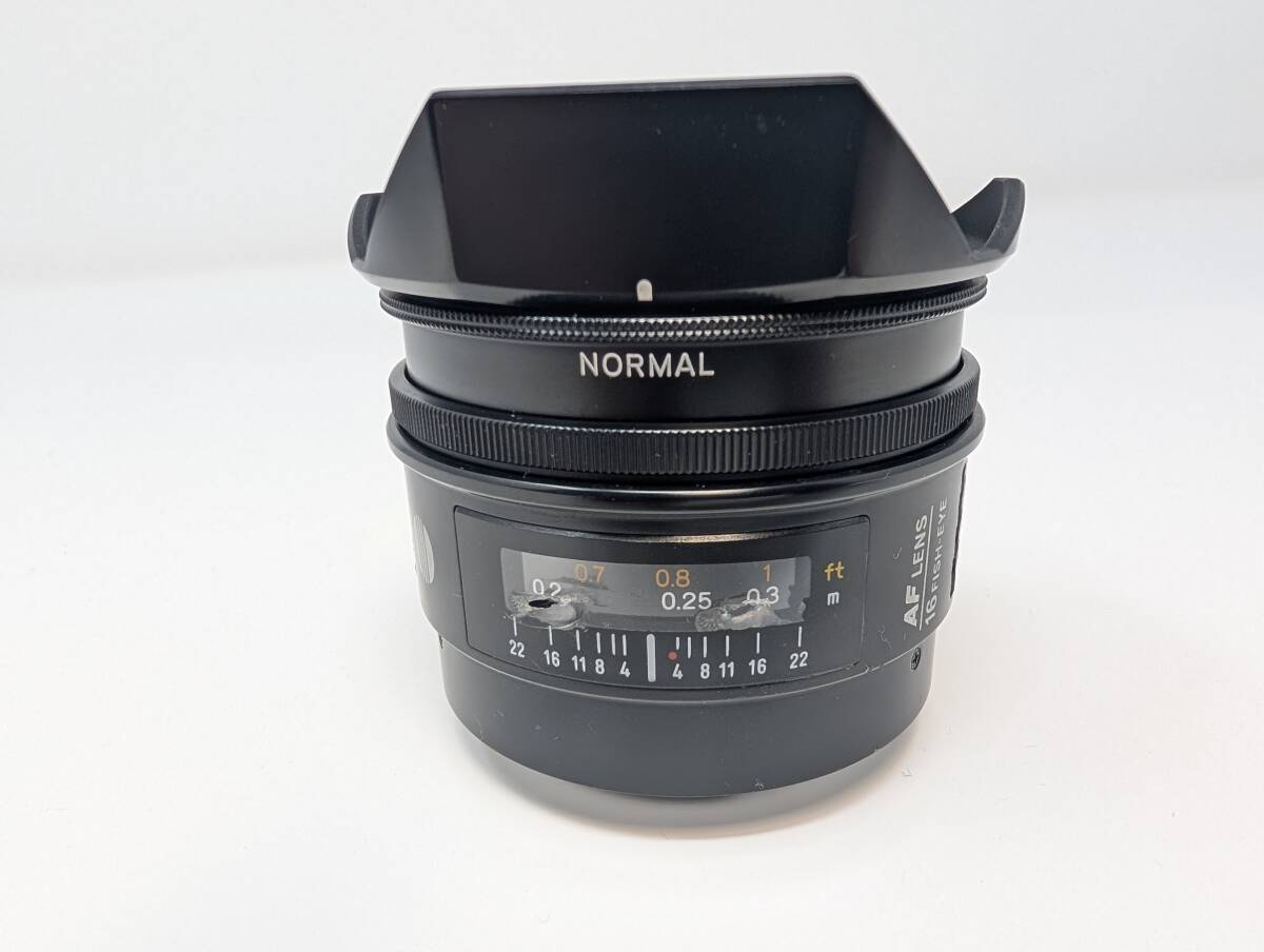 MINOLTA AF 16mm F2.8 FISH-EYE 魚眼レンズ ジャンク 動作未確認
