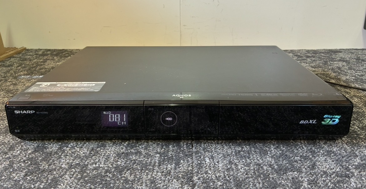 A12 1000円スタート B-CASカード付 SHARP BD-HDS65　HDD/DVD/レコーダー