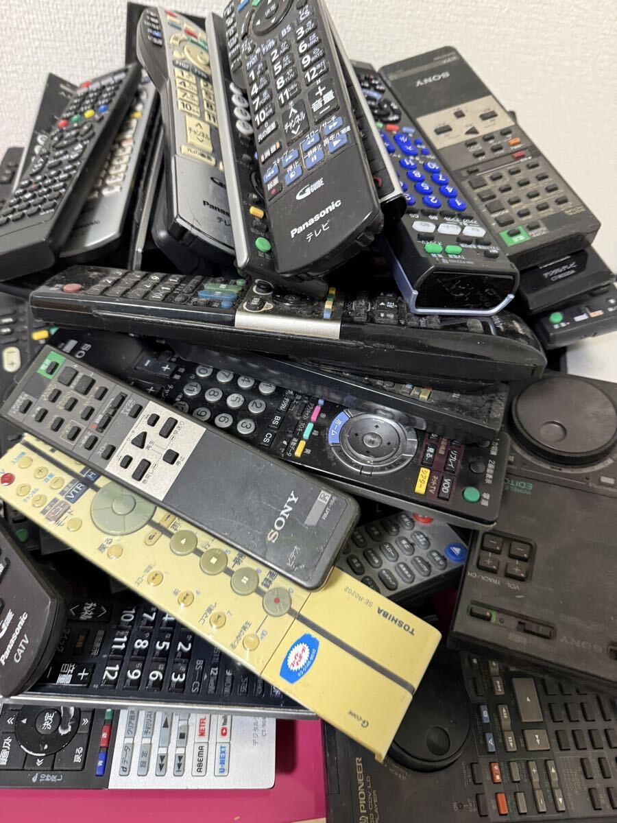 リモコン テレビ SONY TOSHIBA SHARP HITACHI パナソニック　まとめ　70台　中古品