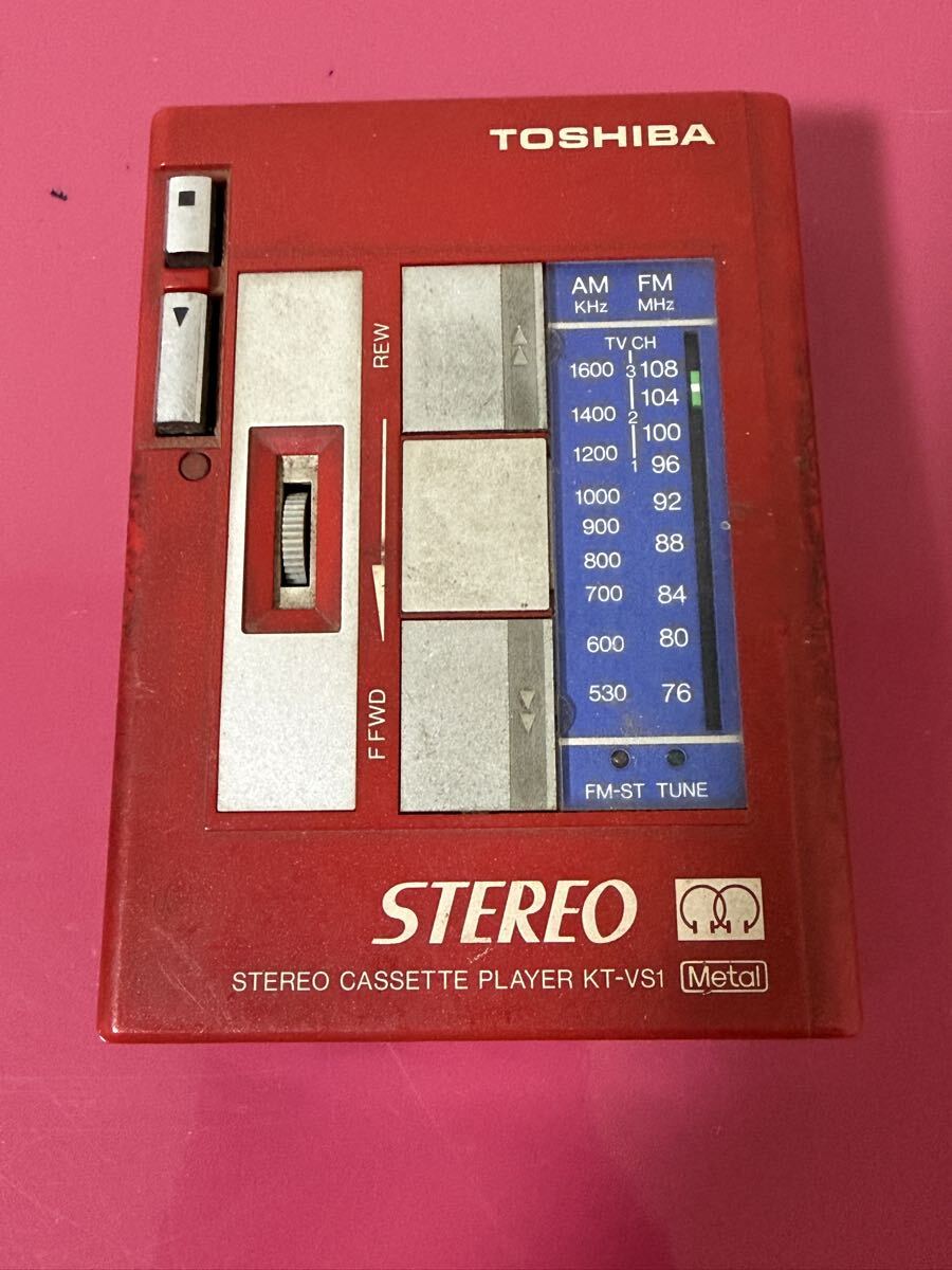 東芝 TOSHIBA ステレオカセットプレーヤー　 KT-VS1