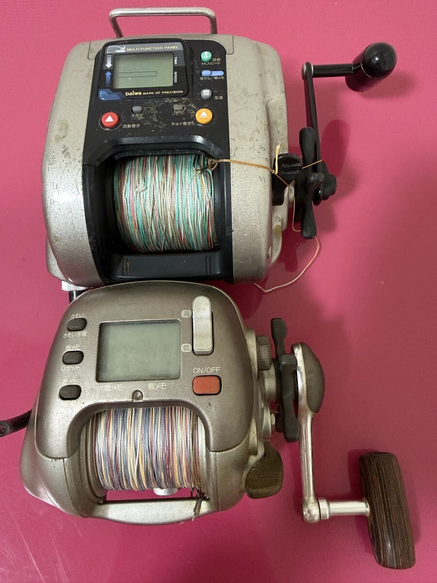 電動リール ダイワ DAIWA GS.60H シマノ SHIMANO 3000XH まとめ　2台