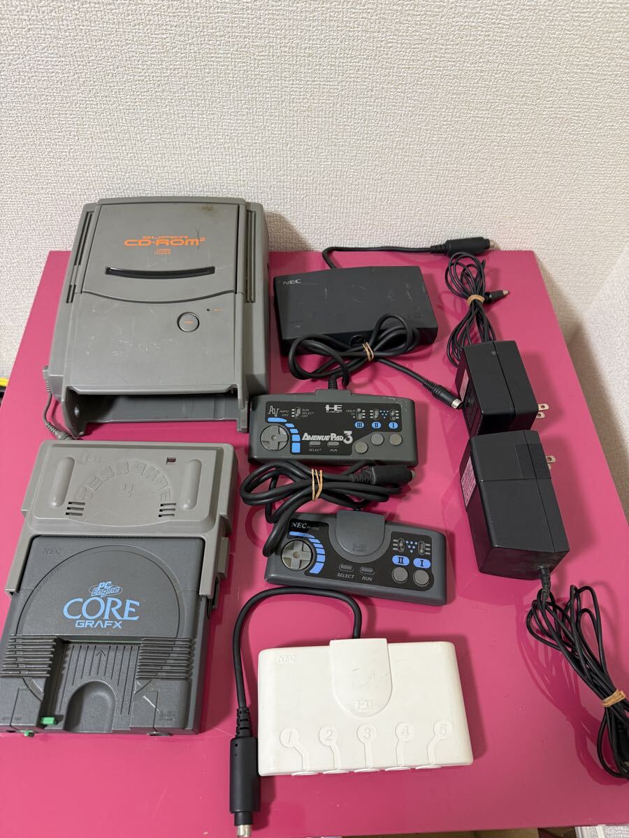 PCエンジン CORE GRAFX ＆スーパーCD-ROM2 コントローラー　2個　付き　まとめ
