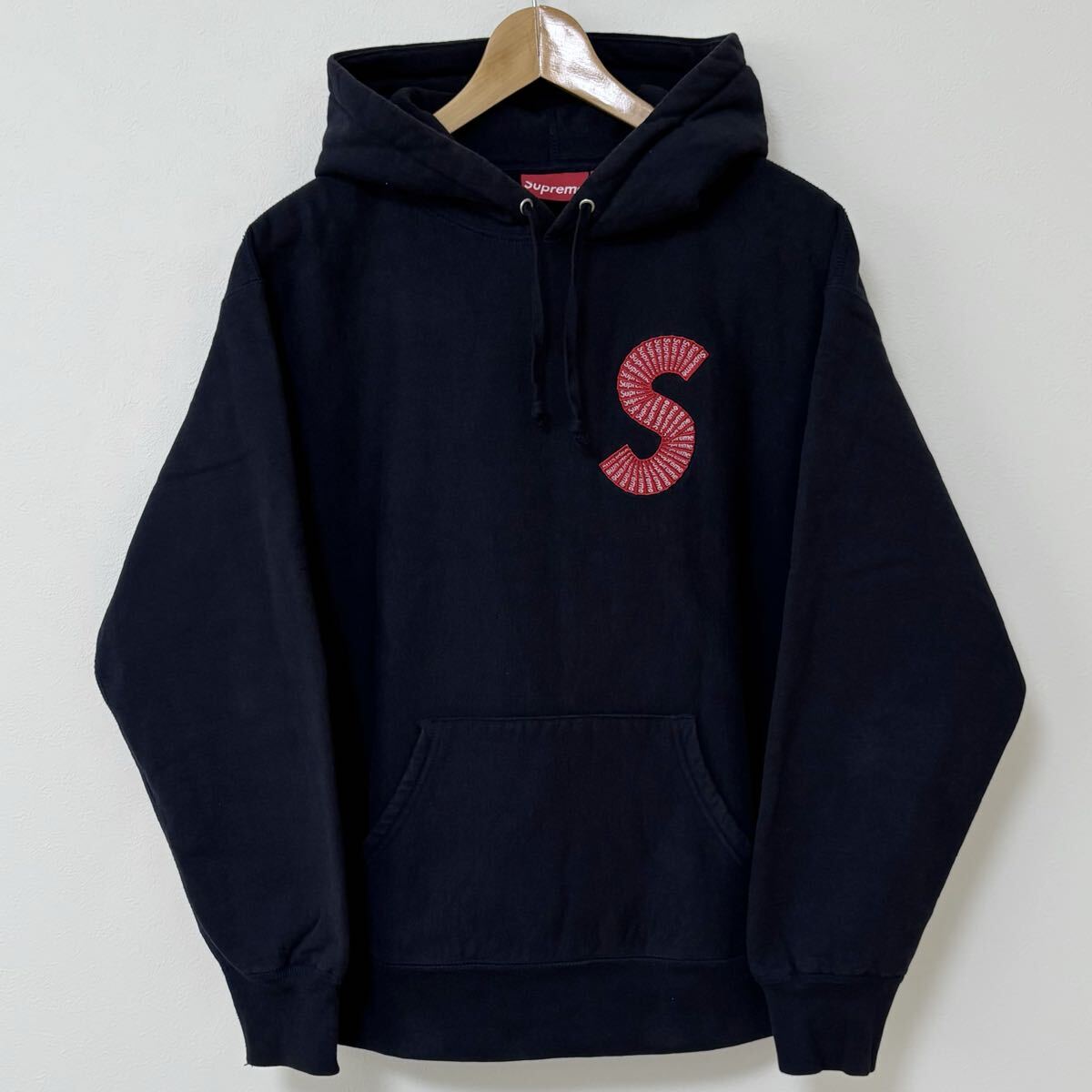 【希少】Supreme S Logo Hooded Sweatshirt 20FW ネイビー シュプリーム Sロゴ sロゴ スモールボックス Small Box Logo パーカー