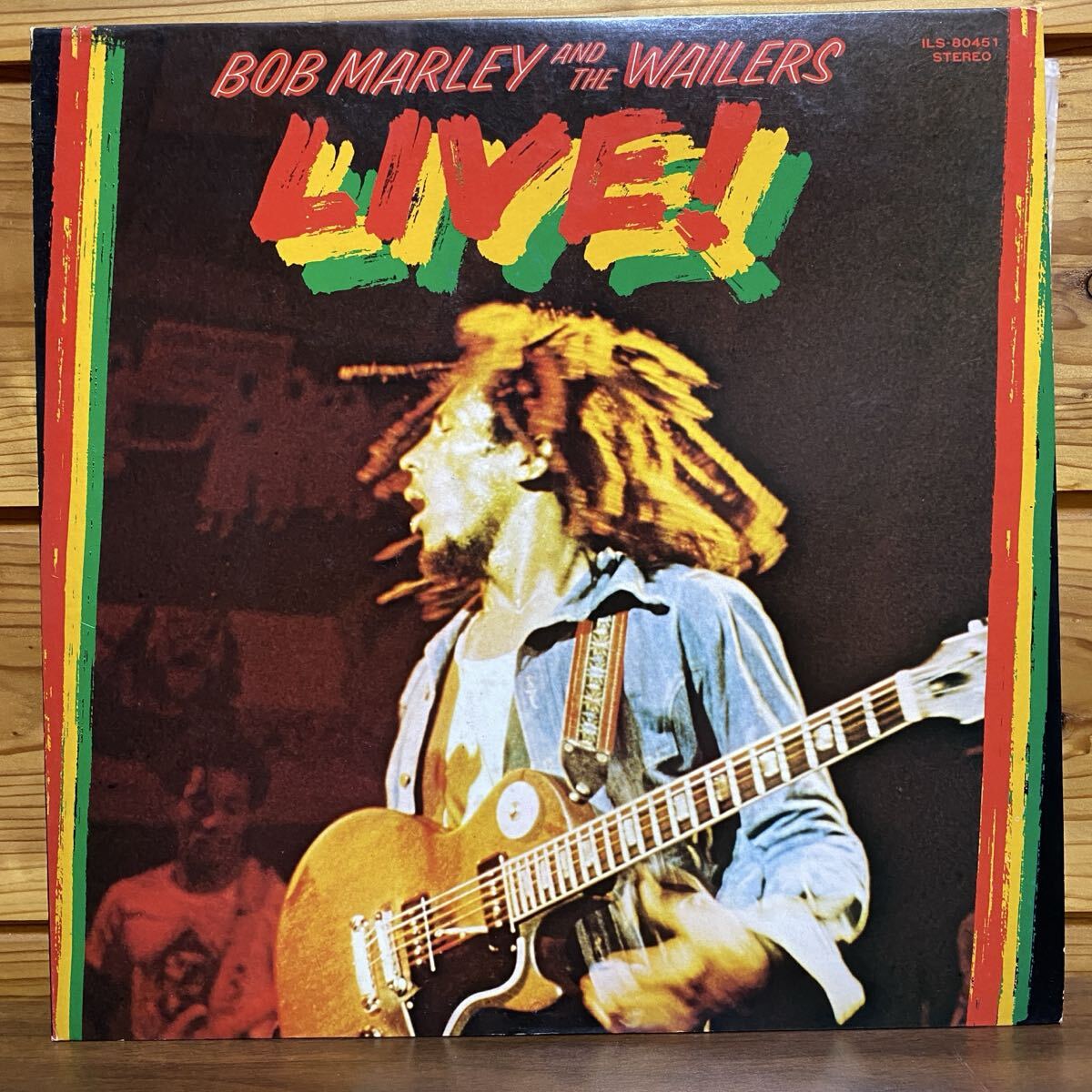 LP レコード 盤 LIVE! BOB MARLEY & THE WAILERS ボブ・マーリィ 東芝EMI ILS-80451 レゲエ