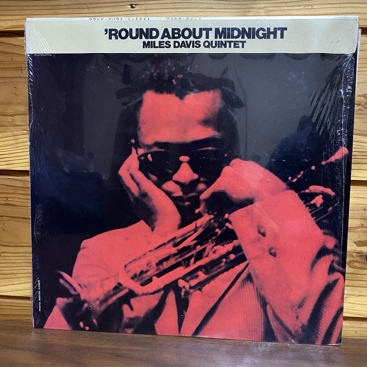 掛け帯 シュリンク付き Miles Davis(マイルス・デイヴィス)「'Round About Midnight」 LP レコード盤 CBS/Sony 25AP 751 ジャズ