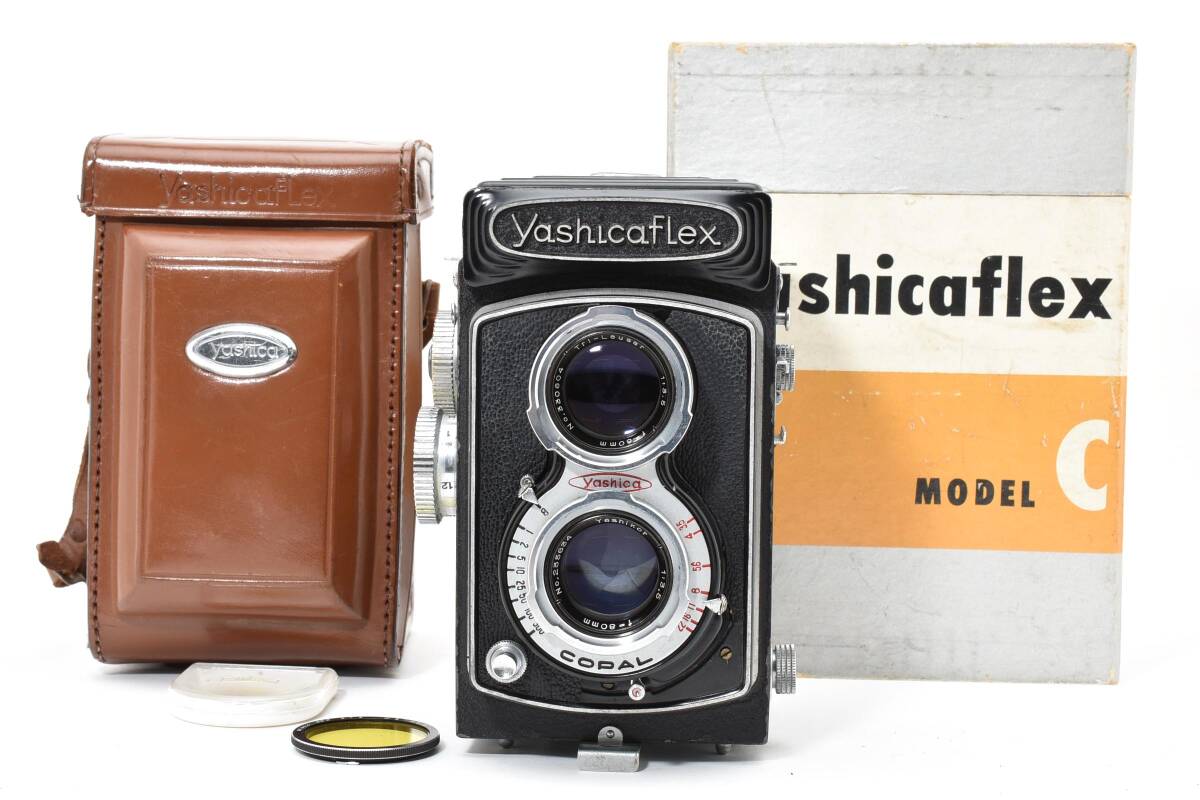 ★良品★ヤシカフレックス Yashica flex Model C 二眼レフ 元箱付属 Y0307#H2564