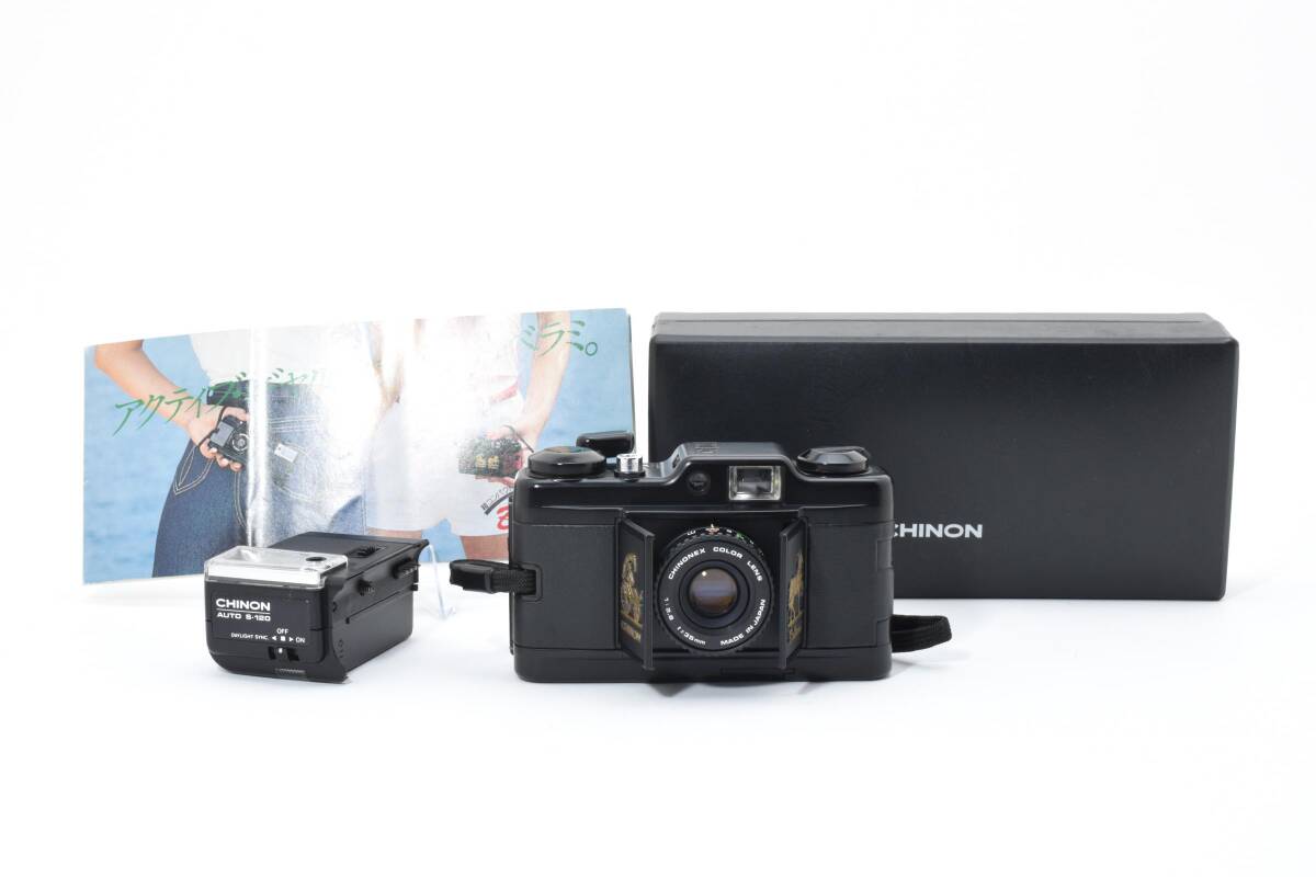 ★良品★チノン CHINON BELLAMI AUTO S-120 ケース 取扱説明書付属 Y0311#H2573