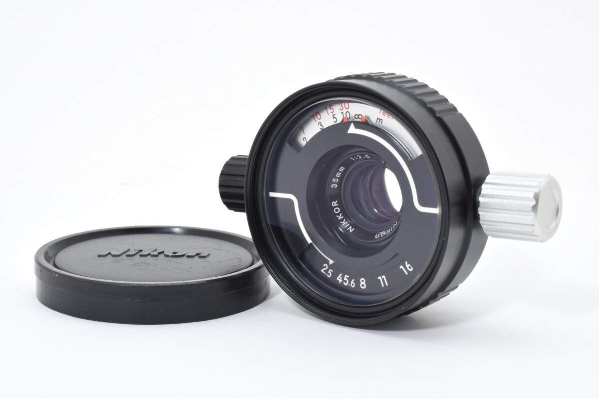★極上品★ ニコン Nikon W Nikkor 35mm F2.5 水中カメラ用レンズ ニコノス用 ブラック Y0322#H2581
