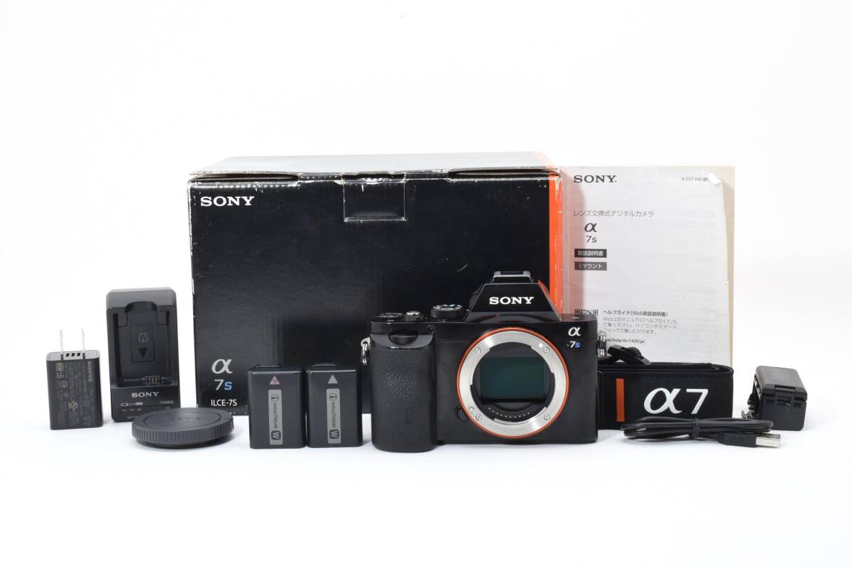 ★極上品★ショット数13374枚 ソニー SONY α7S ボディ ILCE-7S 元箱付属 Y0377#H2582
