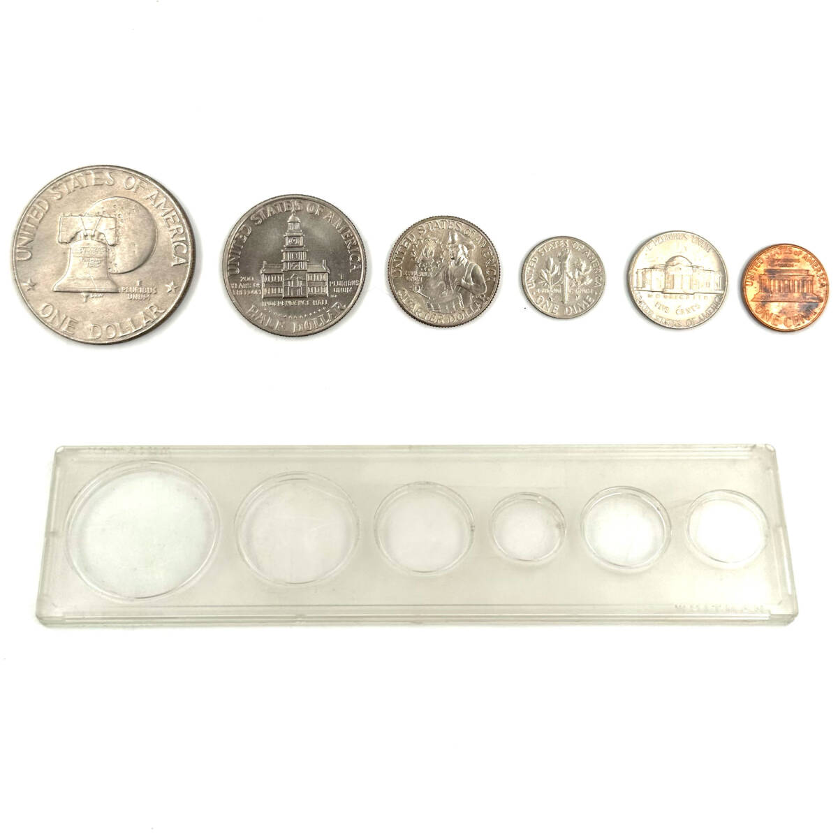 【G】アメリカ合衆国建国記念 リバティコイン 6枚セット ダラー 独立200周年 AMERICA 1976年 銀貨 コレクション