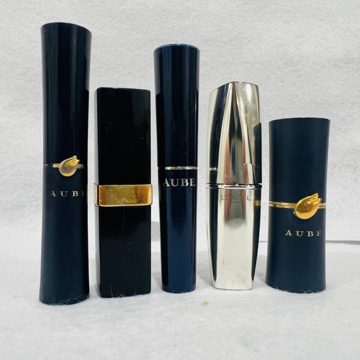 A【1円スタート】口紅 リップ まとめ 5点 CHANEL AUBE LOREALPARIS レディース コスメ 化粧品 人気 ブランド おしゃれ メイク