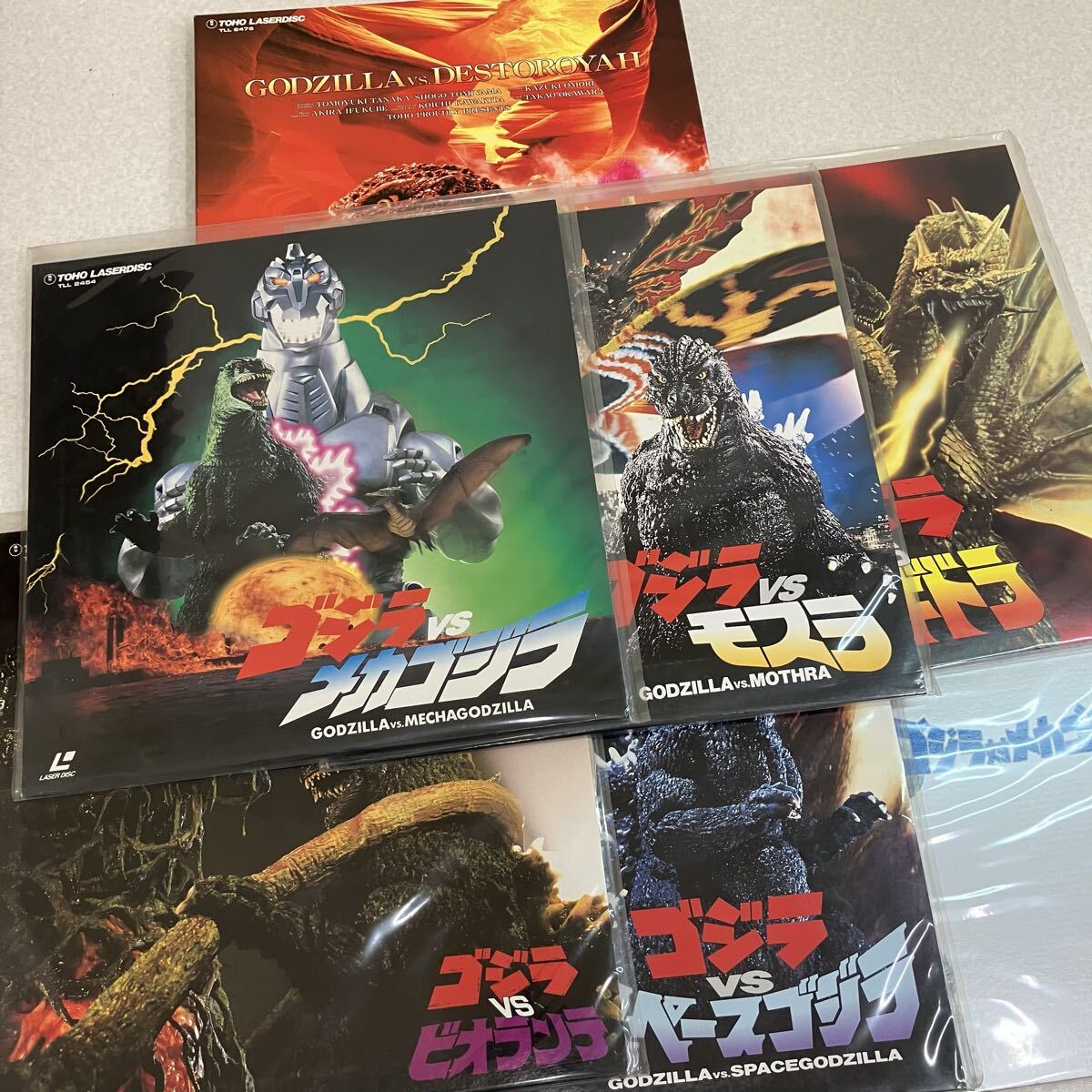 I【 ゴジラ レーザーディスク 7点】デストロイア メカゴジラ モスラ スペースゴジラ ビオランテ 東宝 GODZILLA キングギドラ LD 特撮