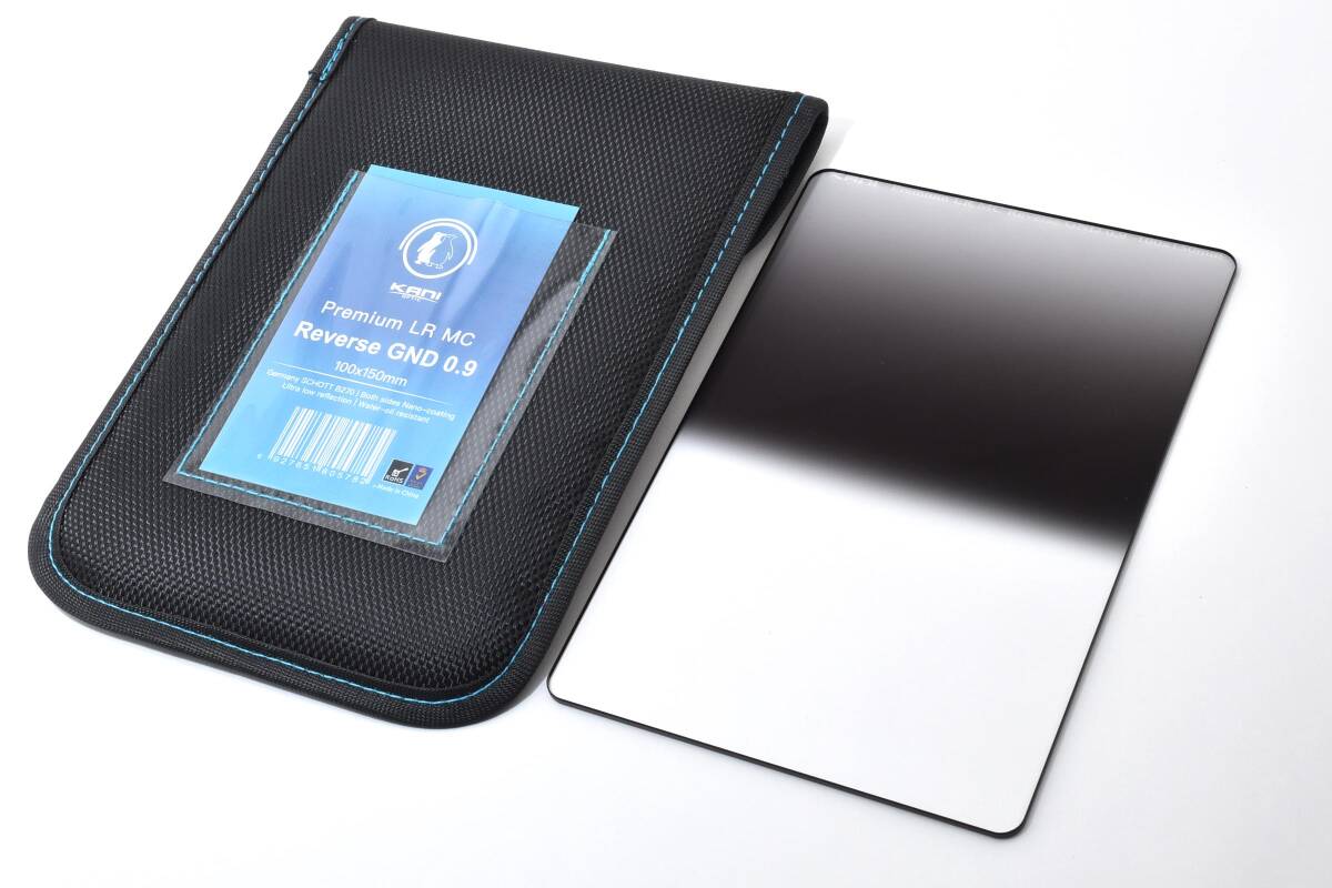 ★美品★カニ KANI Premium LR MC Reverse GND 0.9 100x150mm 減光 角型フィルター #10932