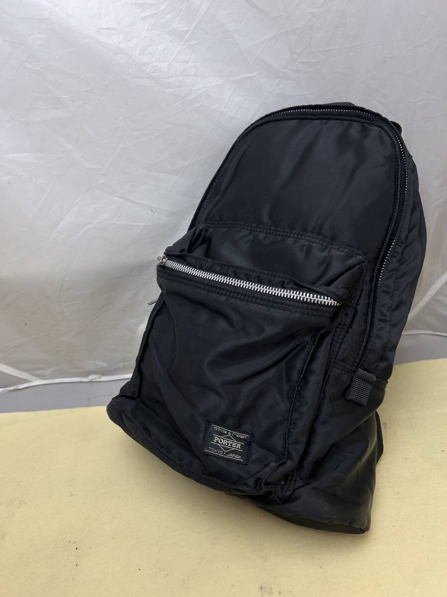 【美品】 ポーター　タンカー ミニリュック バックパック 吉田カバン　 PORTER　ブラック　TANKER　旅行　ショッピング　サイクリング