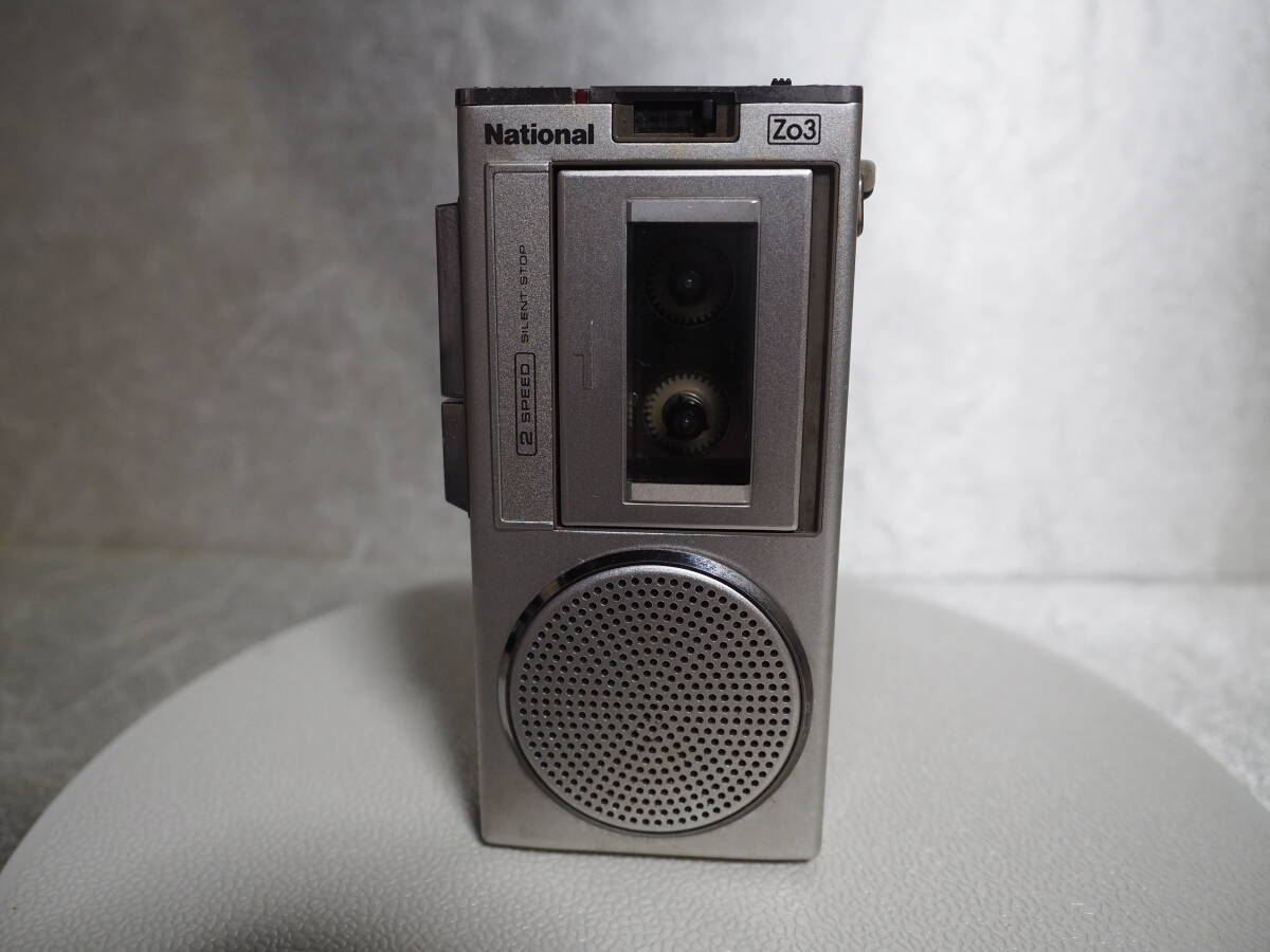 ナショナル　マイクロカセット　レコーダー　National MICROCASSETTE RECORDER MODEL No.RN-Z03 （ジャンク品）