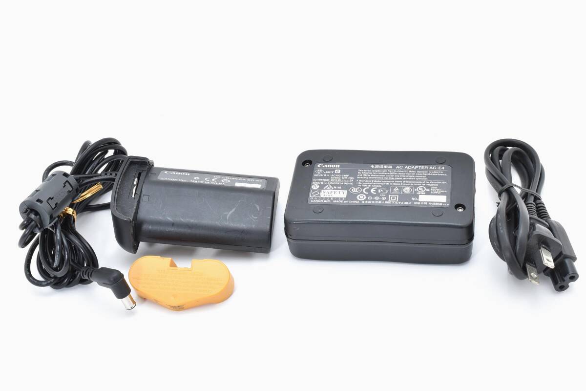 ★良品★ キャノン CANON AC-E4 ＋ DR-E4 ACアダプターキット ②　　　01 #7903