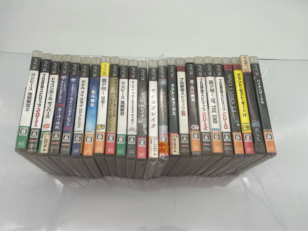 Y【500円スタート】 PS3 ソフト まとめ 24点 セット PlayStation3 ゲームソフト SONY ソニー プレステ3 プレイステーション3