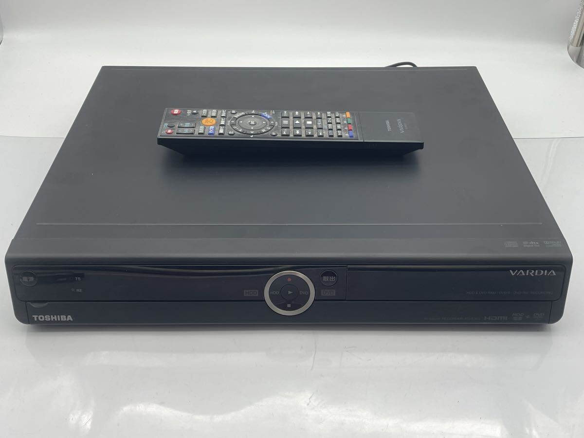 Y【500円スタート】 TOSHIBA HDD & DVDビデオレコーダー 東芝 DVDレコーダー RD-E303 リモコン付き DVD レコーダー
