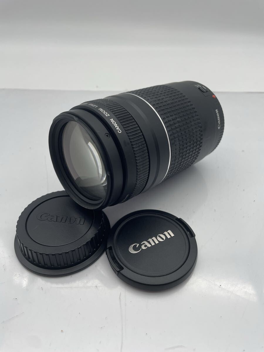 Y【500円スタート】 CANON ZOOM LENS EF 75-300mm F4-5.6 III Canon キャノン レンズ ズームレンズ 望遠ズームレンズ 望遠