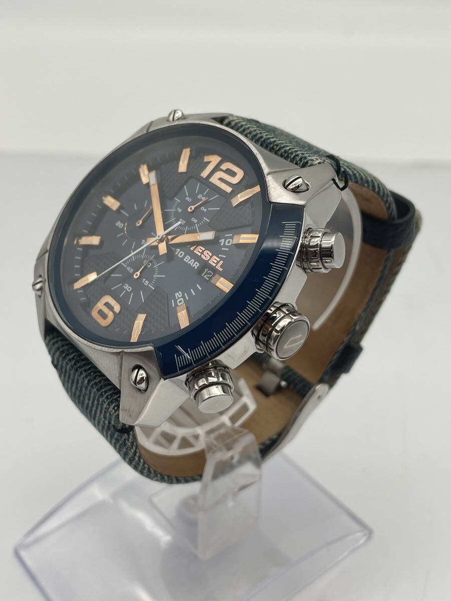 M【500円スタート】 DIESEL DZ-4374 B61604 ディーゼル 腕時計 クォーツ アナログ クロノグラフ リューズOK 不動品