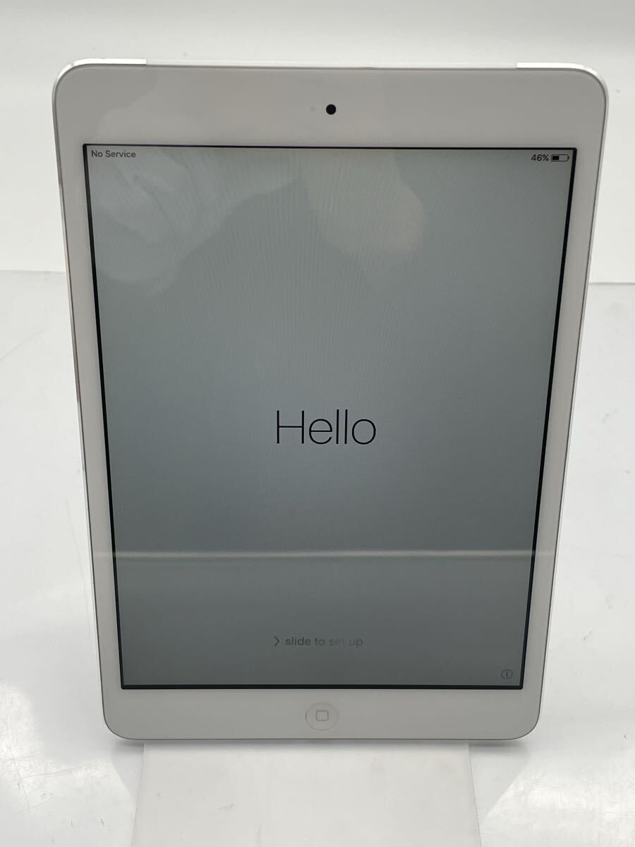 Y【500円スタート】 Apple iPad Cellular 56.4GB セルラーモデル アップル アイパッド シルバーカラー 本体 初期化済み