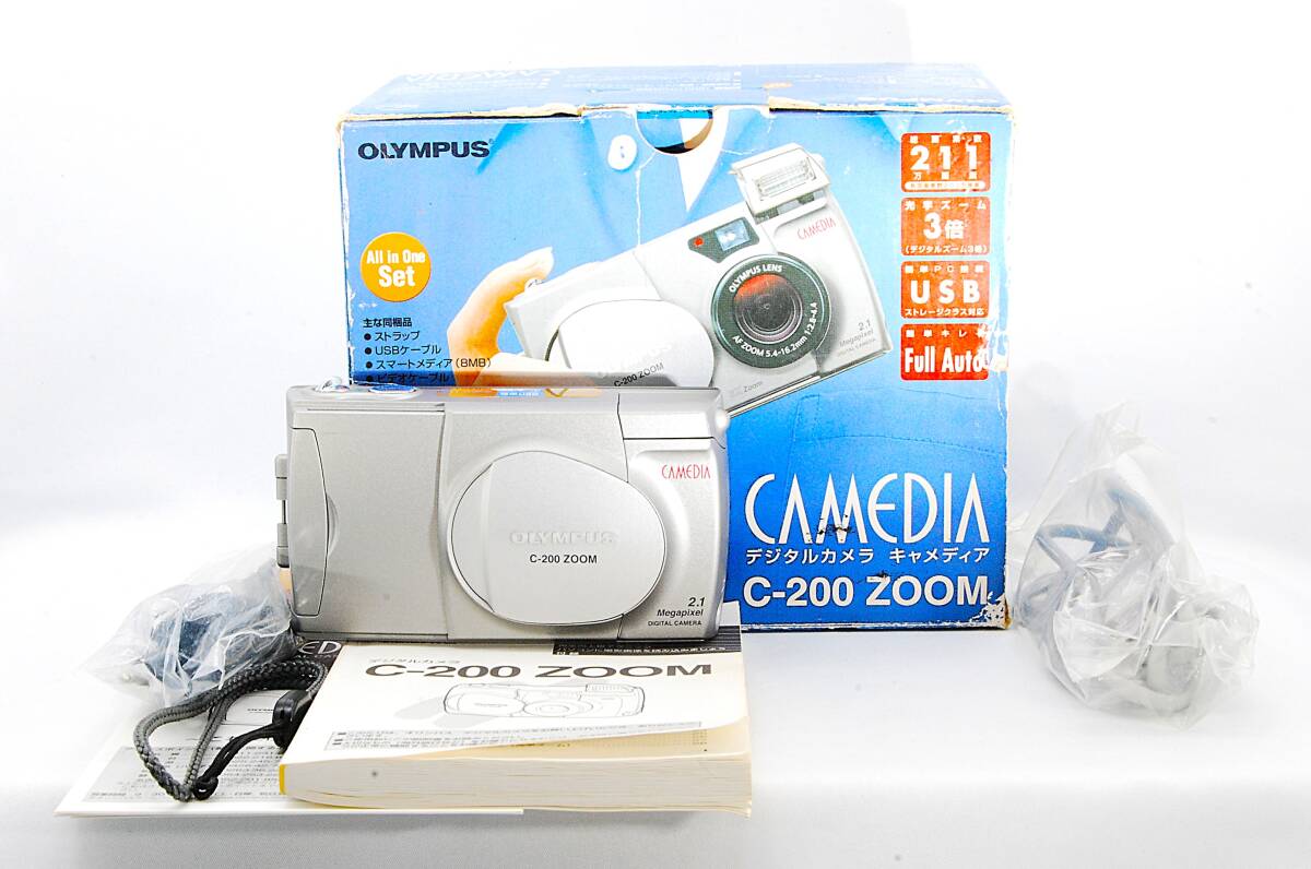 【外装新品級/ジャンク】OLYMPUS Camedia C-200 Zoom 元箱付 18939324