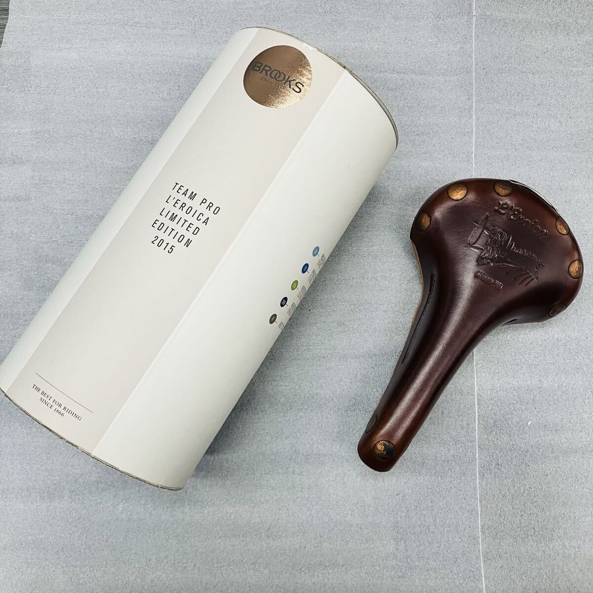 未使用 BROOKS L’Eroica 2015 限定サドル 革 ブルックス エロイカ レザーサドル コレクター品 Brooks Limited Edition Leather Saddle