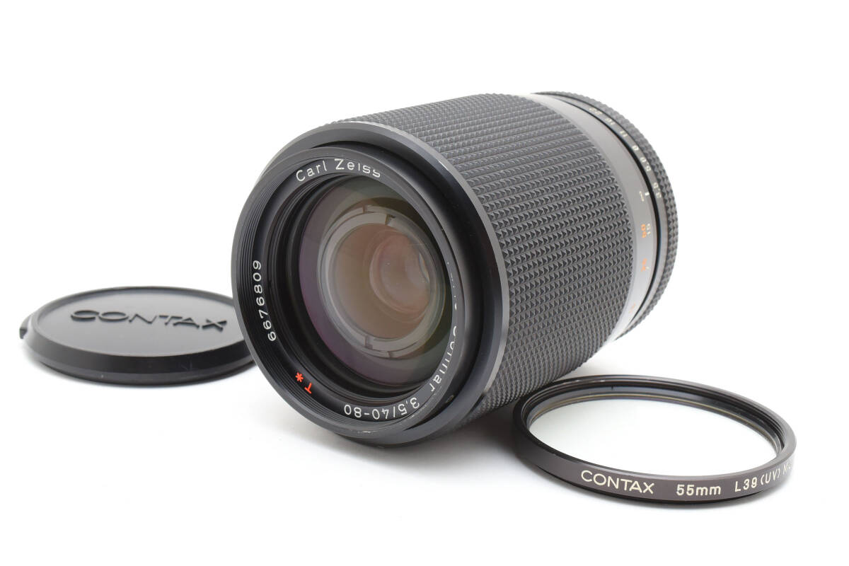 外観美品★ CONTAX コンタックス マニュアルレンズ Carl Zeiss Vario-Sonnar 40-80mm F3.5