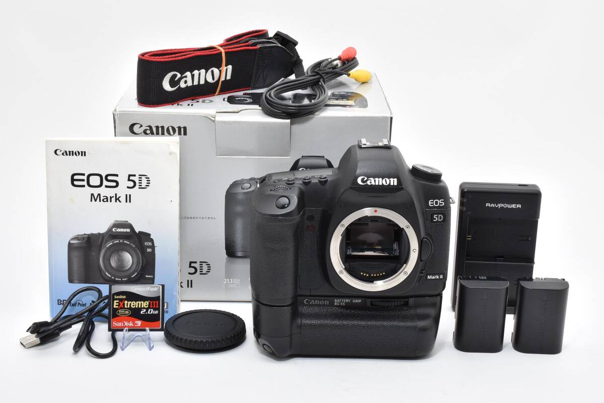 訳アリ特価！Canon キヤノン EOS 5D Mark ll 元箱 BG付
