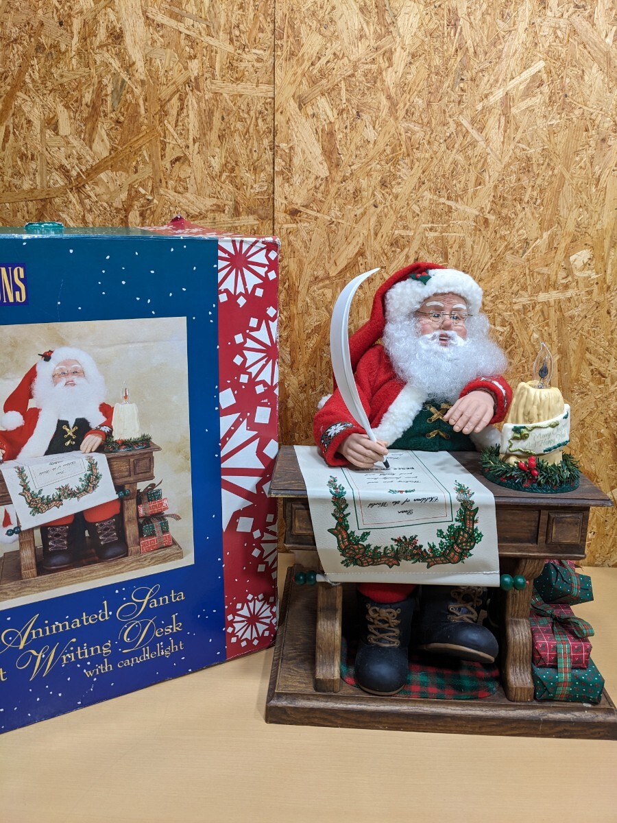 TRADITIONS WRITING SANTA サンタ クリスマス 置物 アンティーク サンタクロース　 クリスマス 置物 人形