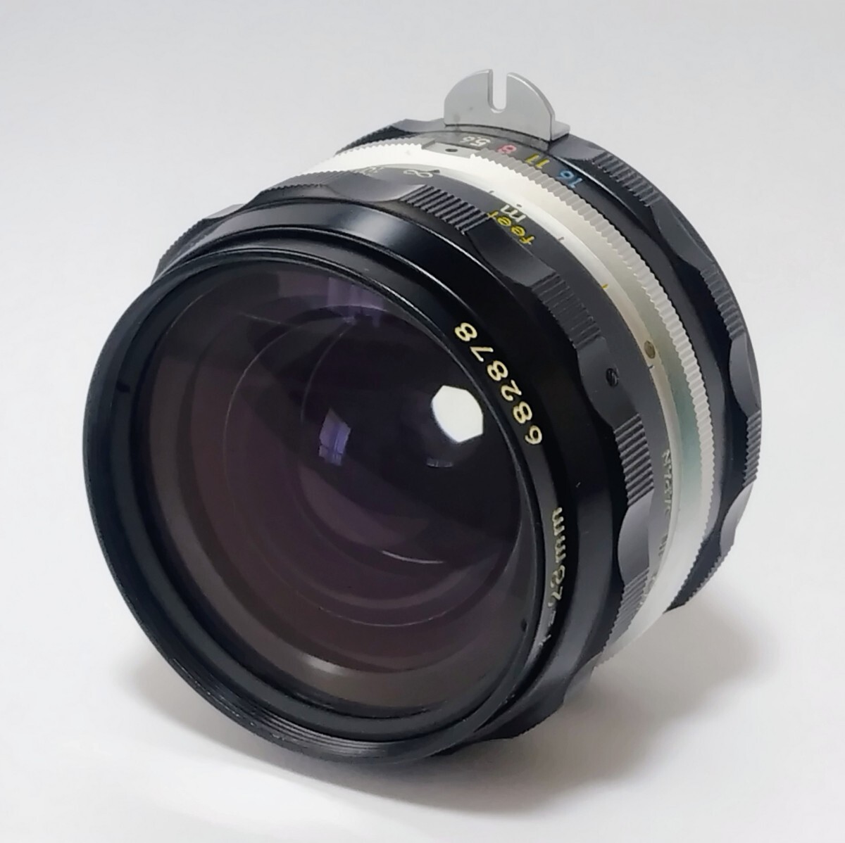 Nikon NIKKOR-H Auto 28mm F3.5 ニコンFマウント 非Ai 682878 Rキャップ付 動作確認済
