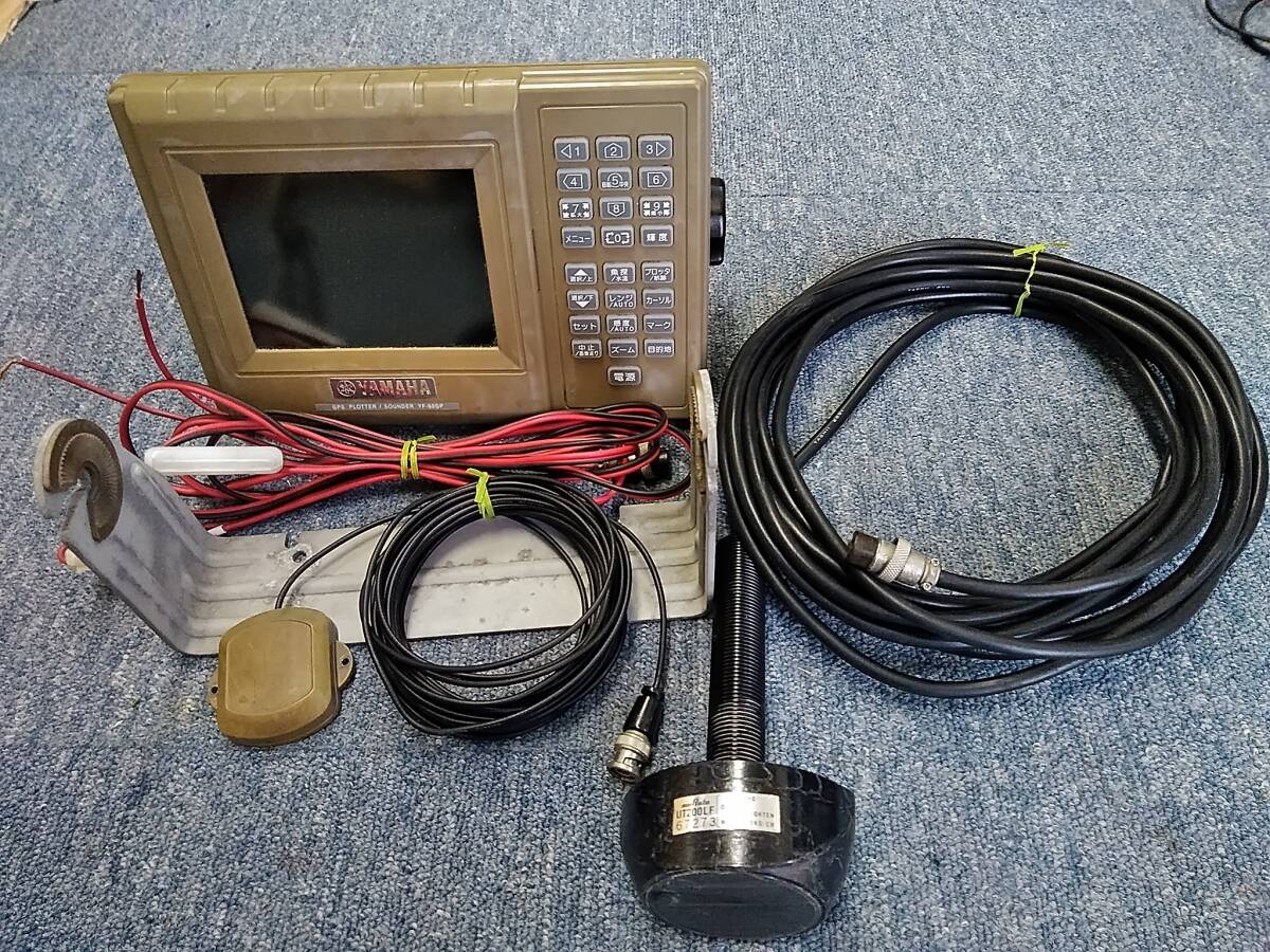 B-1★中古品 YAMAHA ヤマハ カラー GPSプロッター 魚群探知機 YF-60GP★