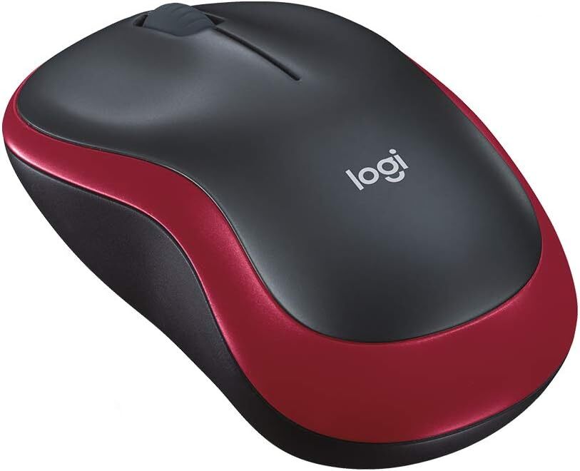 ロジクール ワイヤレスマウス 無線 マウスM185RD 小型 電池寿命最大12ケ月 M185 レッド 国内正規品