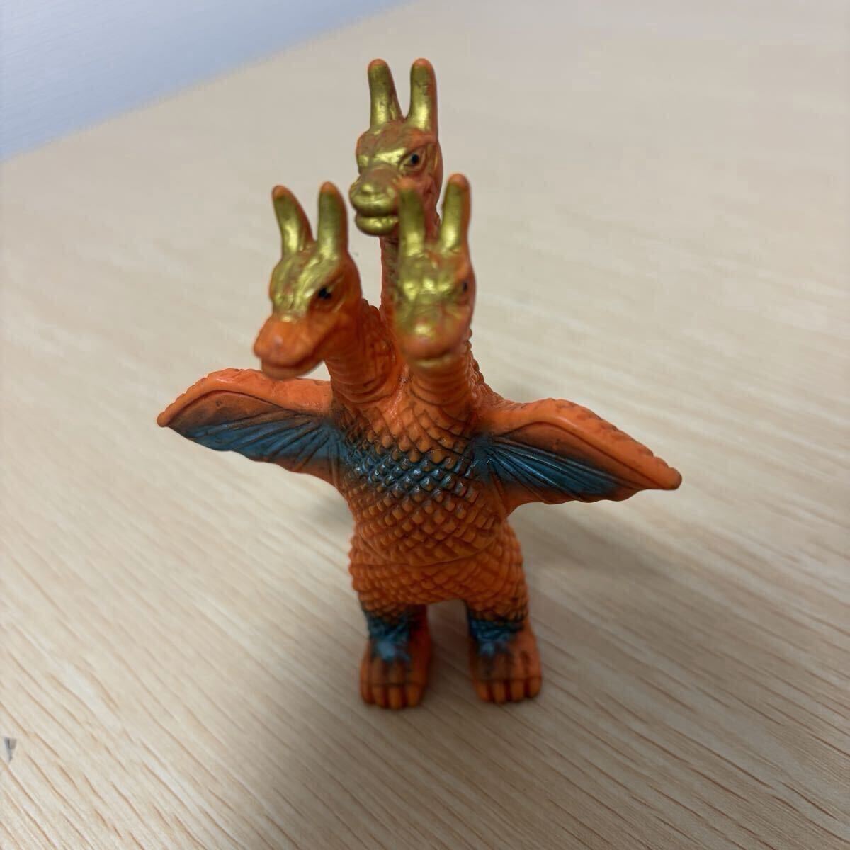 当時物　ブルマァク　ゴジラ　キングギドラ　ミニソフビ　　　　　　ソフビ　ミニ　希少