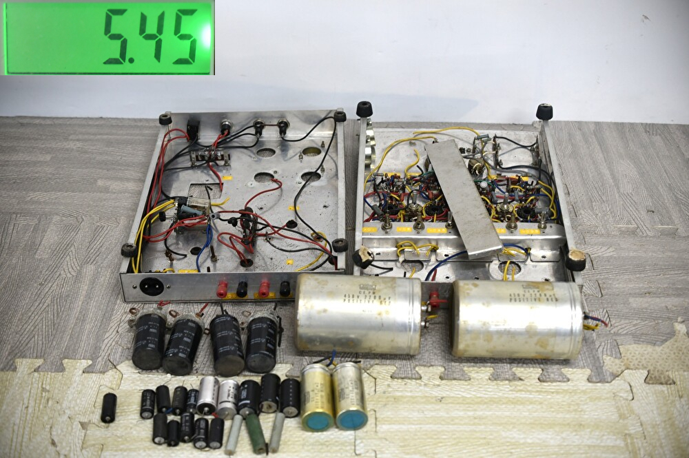 PY3-21　オーディオパーツまとめ 電子部品 電解コンデンサ CEPW 450v 2200μF CED 450v 40μF Y.E.C M-8 CEW 他 パーツ 部品取り 現状品