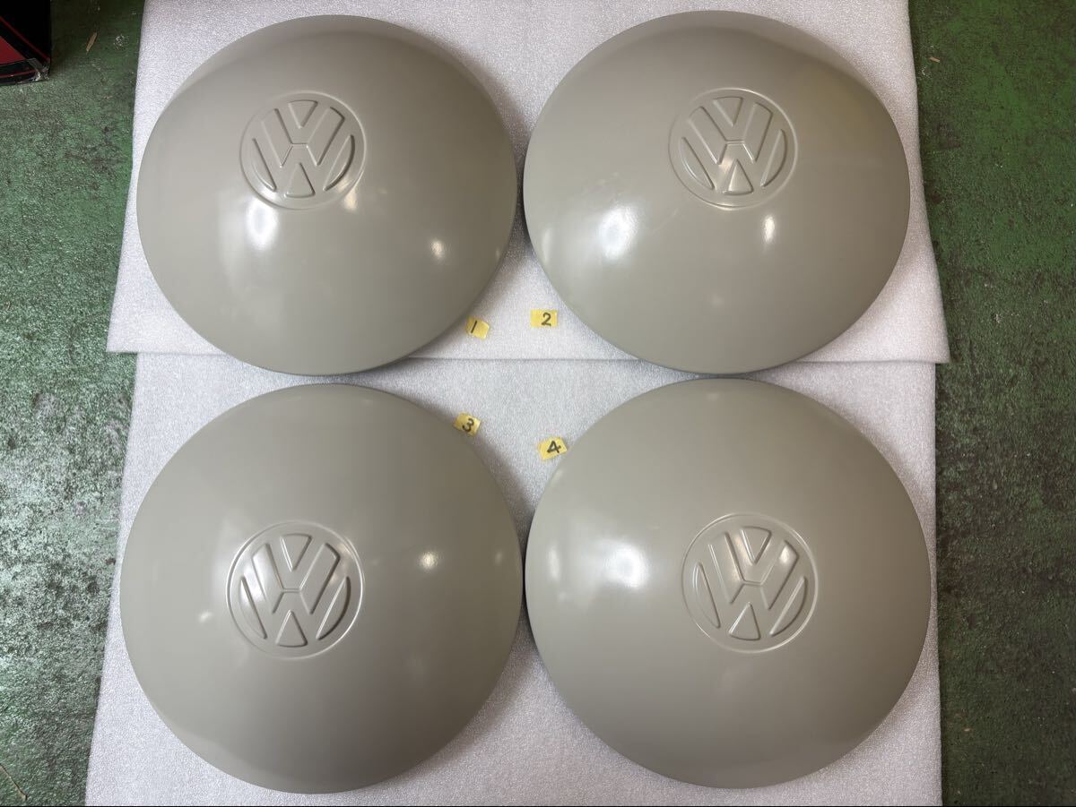 ＶＷ純正？ 空冷ＶＷ　空冷ワーゲン　タイプ１　タイプ２　タイプ3 カルマンギア　5穴　ホイールキャップ　ハブキャップ　4枚