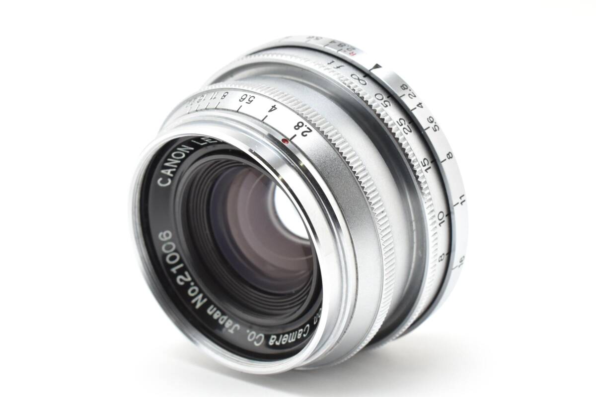 ★極上美品★ Canon 35mm f/2.8 LTM Wide Angle MF Lens L39 Leica Screw キャノン 広角レンズライカ スクリュー