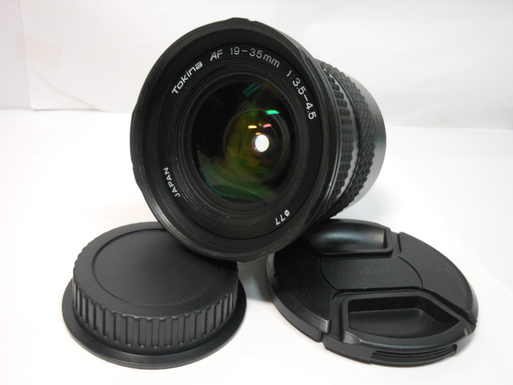 ☆希少広角 外観美品級☆ トキナーＡＦ 19-35mm F3.5-4.5 　Canon Tokina 即日発送 