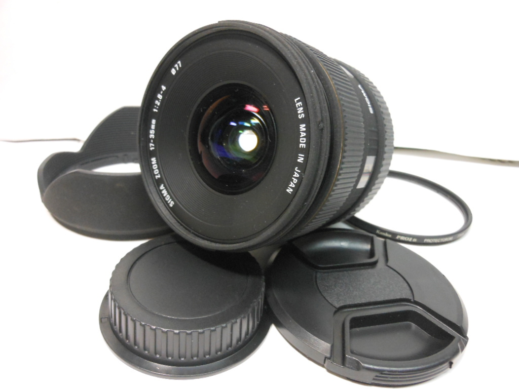 ☆希少外観美品級☆最高級　シグマ　SIGMA　 17-35m F2.8-4 　ＥＸ 　ＤＧ キヤノン用 ♪　Canon 即日発送　