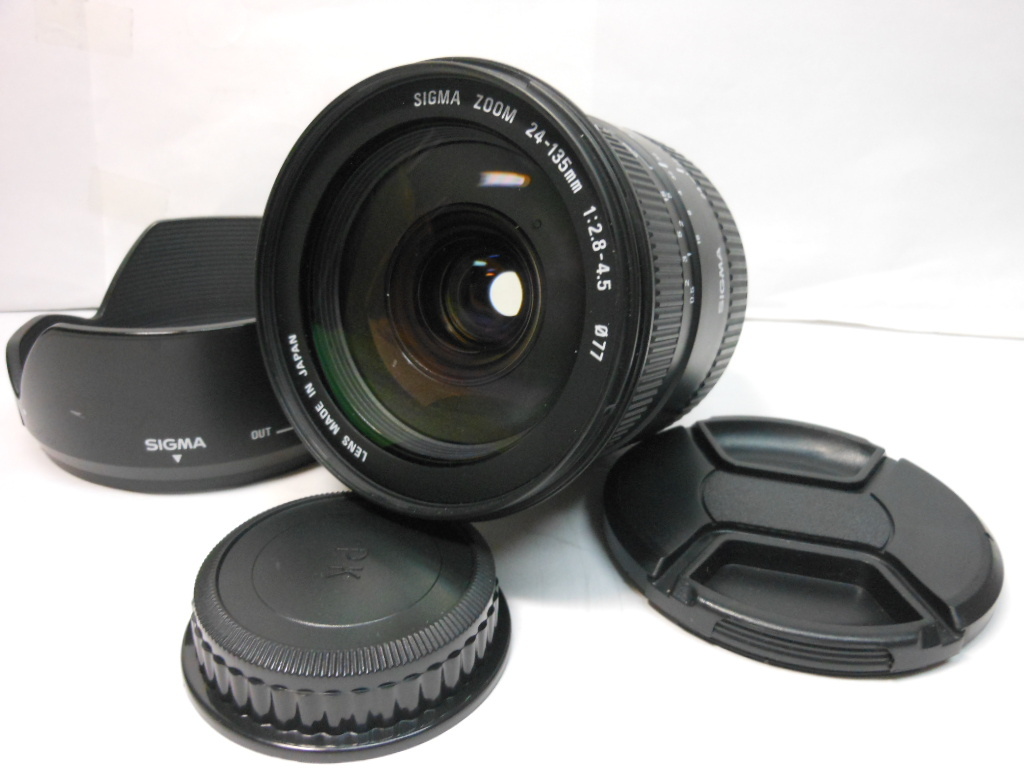 ☆激レア希少美品級☆シグマ　　SIGMA　 24-135mm F2.8-4.5 　ペンタックス用　フード付　　pentax 