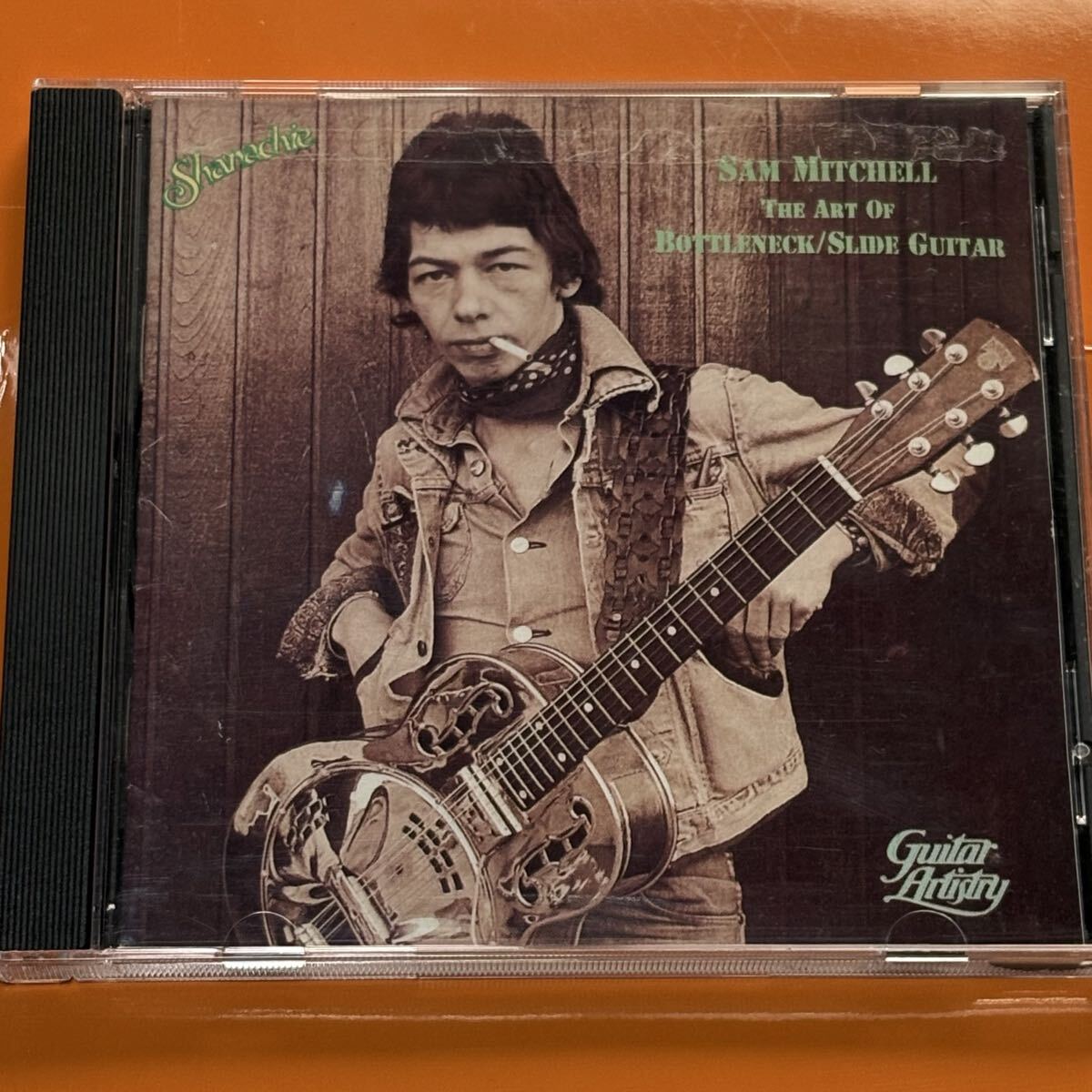 Sam Mitchell「The Art Of Bottleneck/Slide Guitar」スライドギターShanachie1991年アメリカ盤