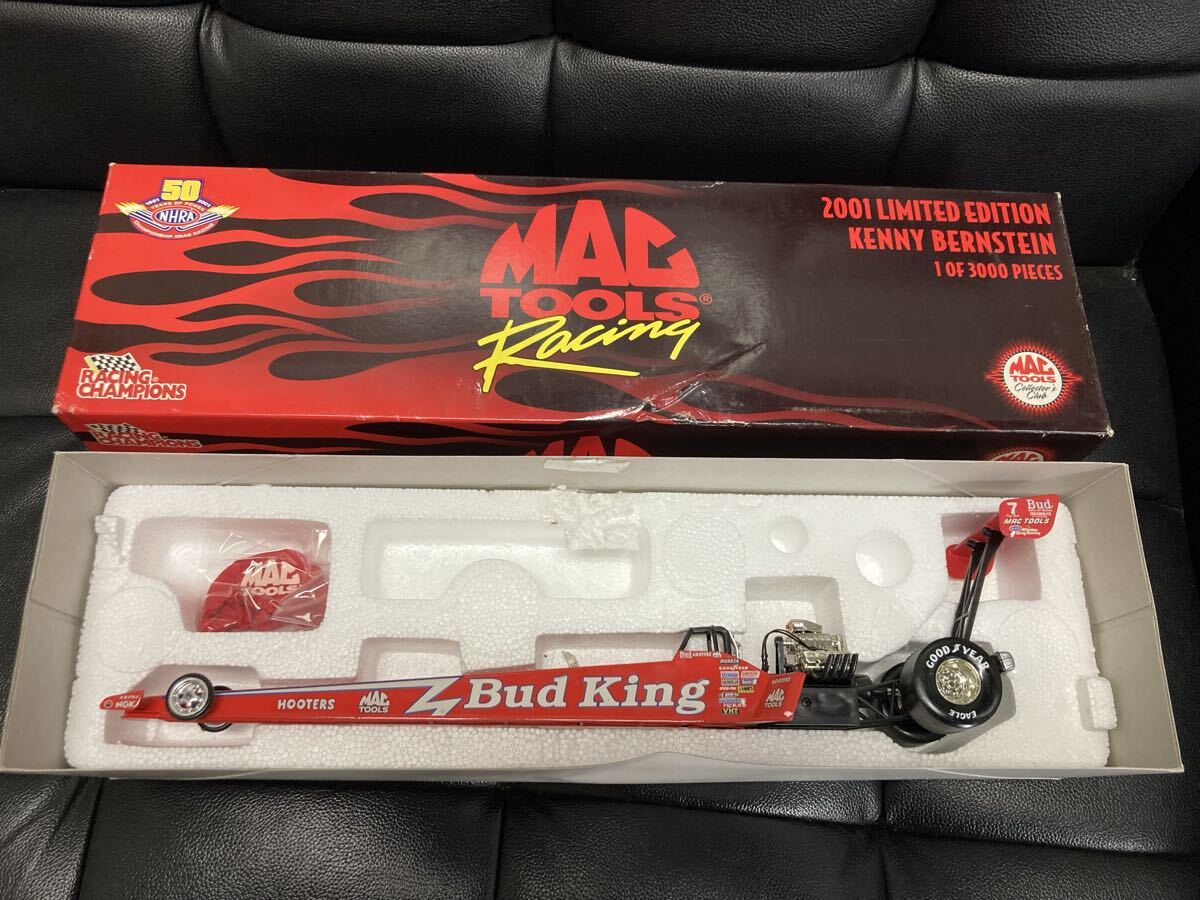 マックツール MACTOOLS ミニカー ドラッグスター　1/24 2001 Bud King NHRA 50th レーシングチャンピオン ビンテージ ドラッグレース 