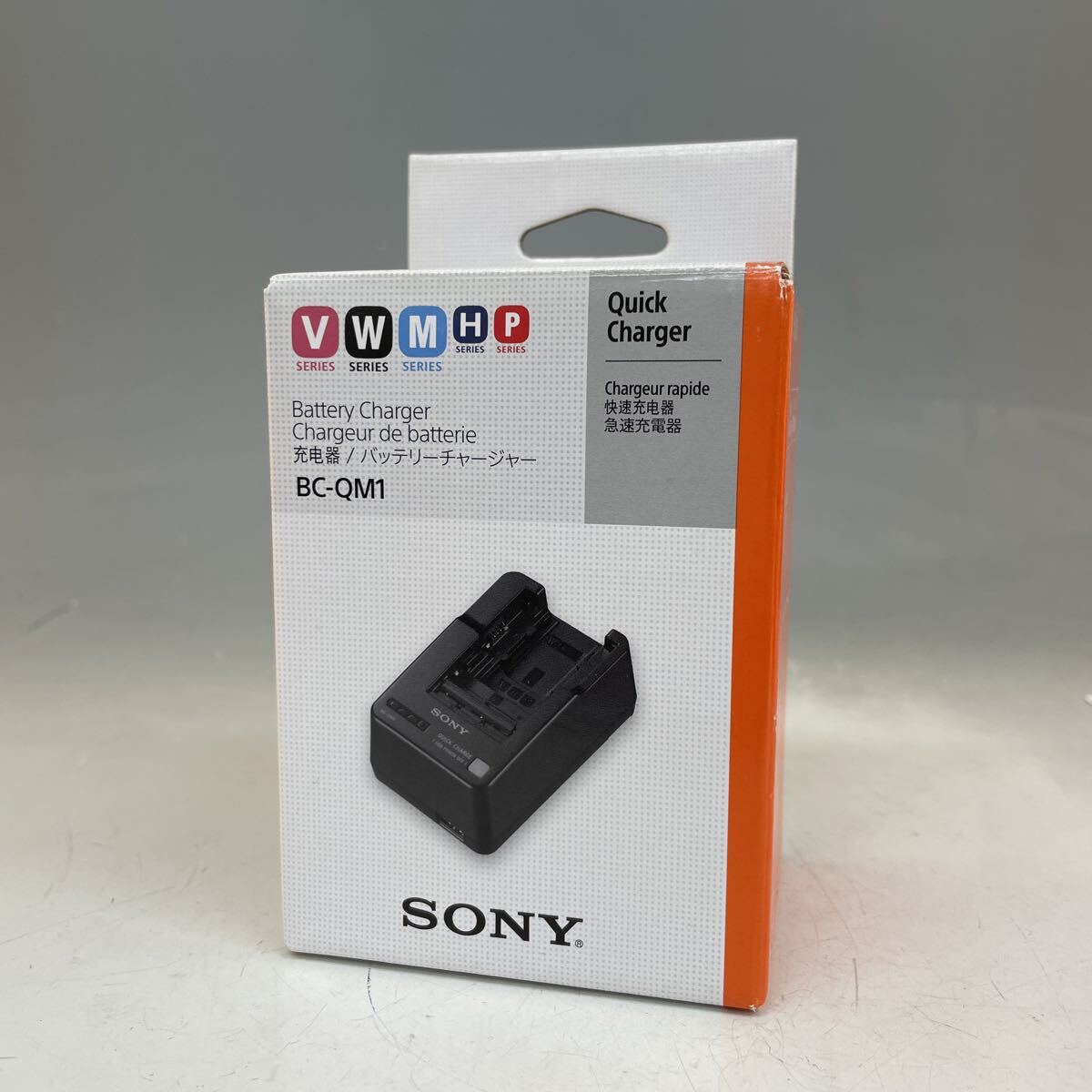 未使用品/返品不可 SONY ソニー バッテリーチャージャー BC-QM1 #i63407 j1