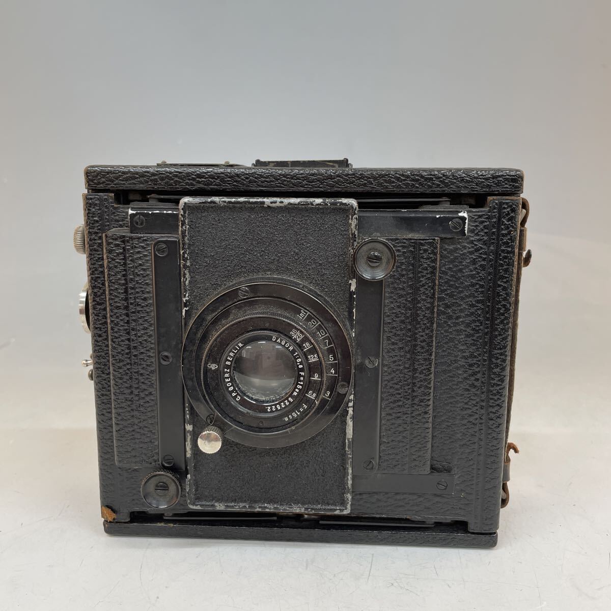 ジャンク/返品不可 アンティーク カメラ アンシュッツ モデルII 9×12 ダゴール15cm f6.8付 #i63523 j5