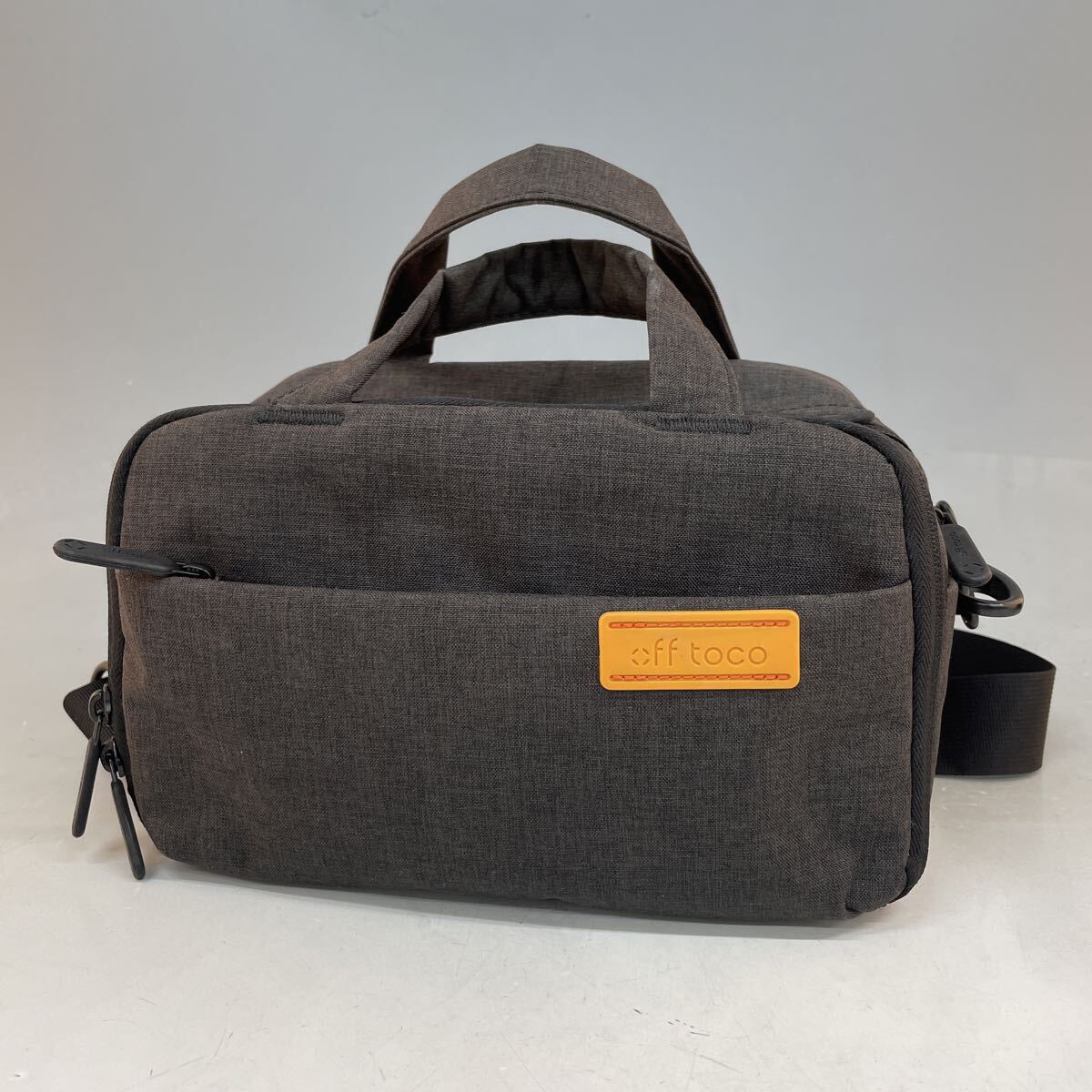 現状品/返品不可 ELECOM off toco カメラバッグ グレー #j02864 j10