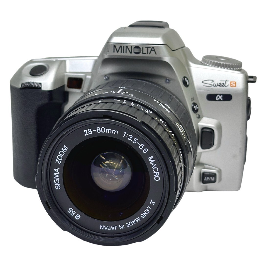 【美品】 MINOLTA ミノルタ a SWEET S 28-80mm F3.5-5.6 MACRO ボディ レンズセット #21119#21145