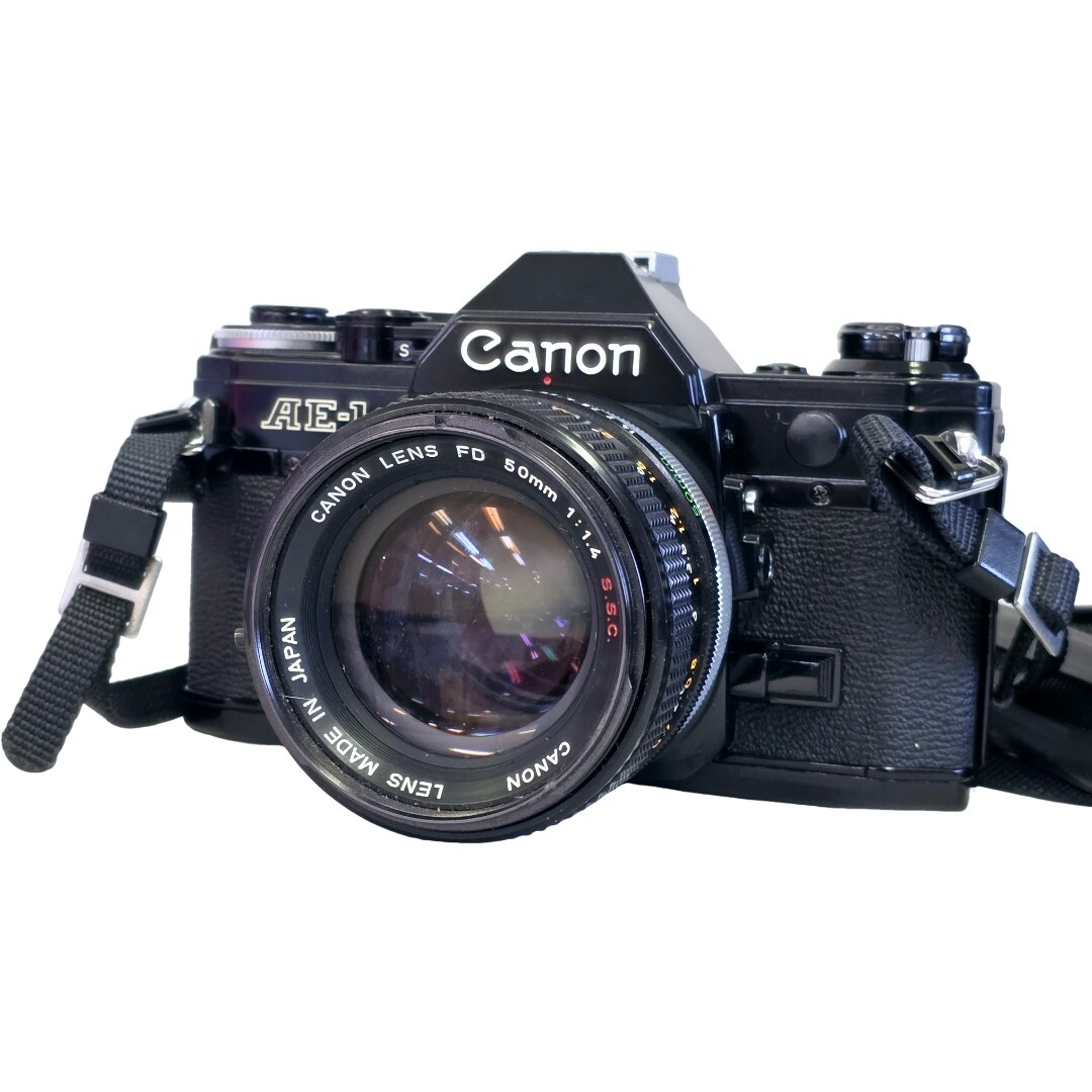 【整備済み・良品】 CANON キャノン AE-1 LENS FD 50mm F1.4 S.S.C. ボディレンズセット #21027#21011
