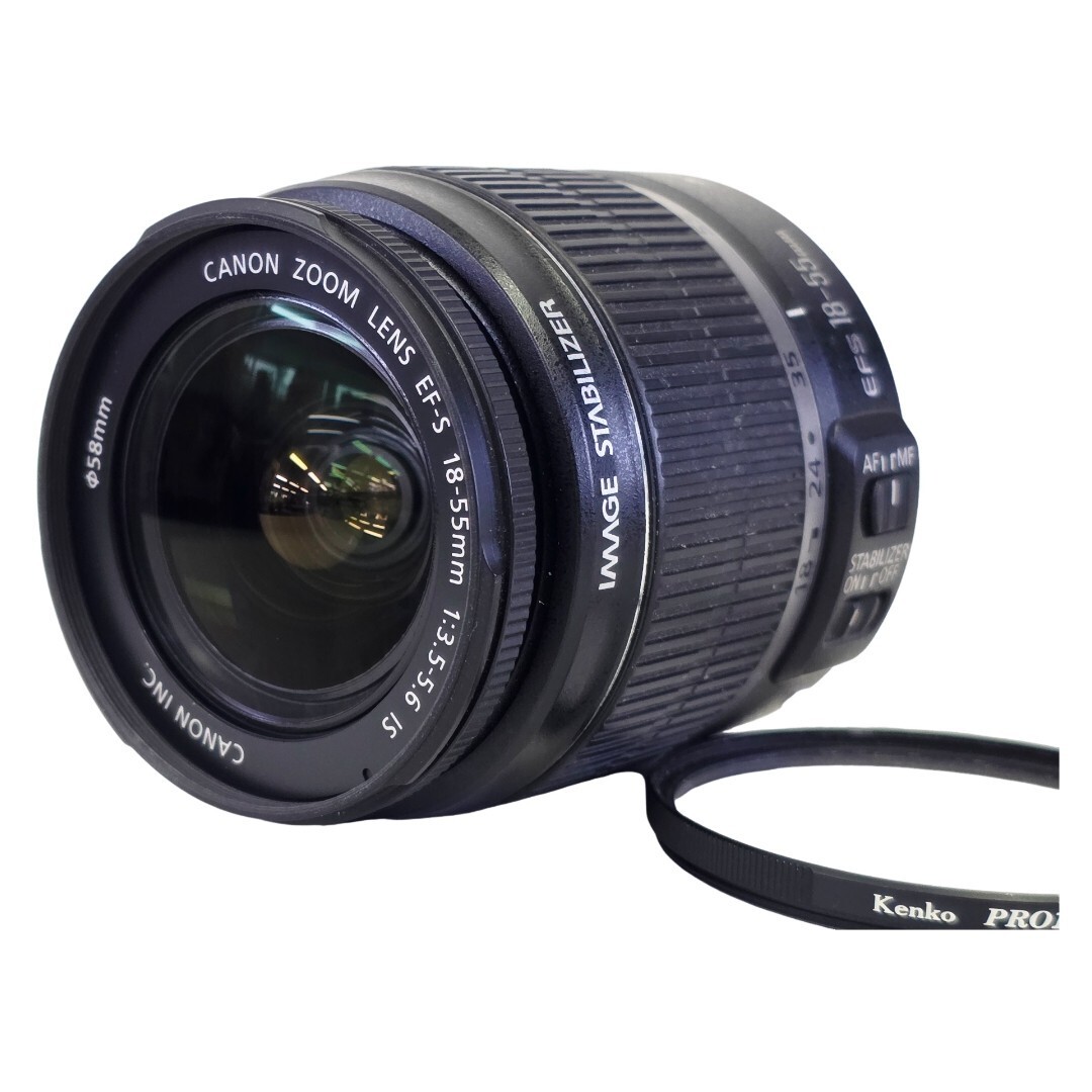 【美品】 CANON キャノン EF-S 18-55mm F3.5-5.6 IS #21485