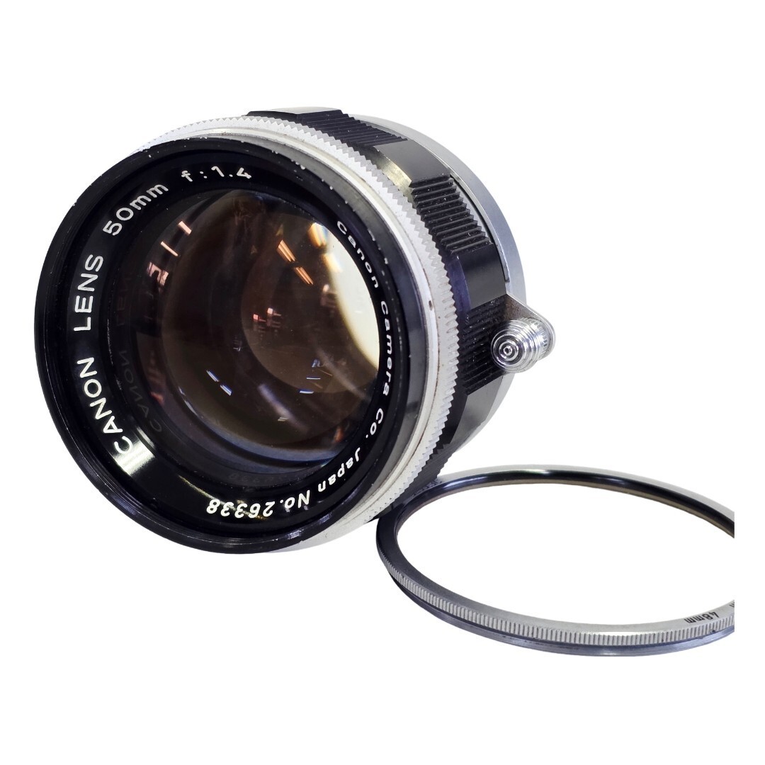 【良品】 CANON キャノン LENS 50mm F1.4 レンズ 50/1.4 Lマウント L39 #21562